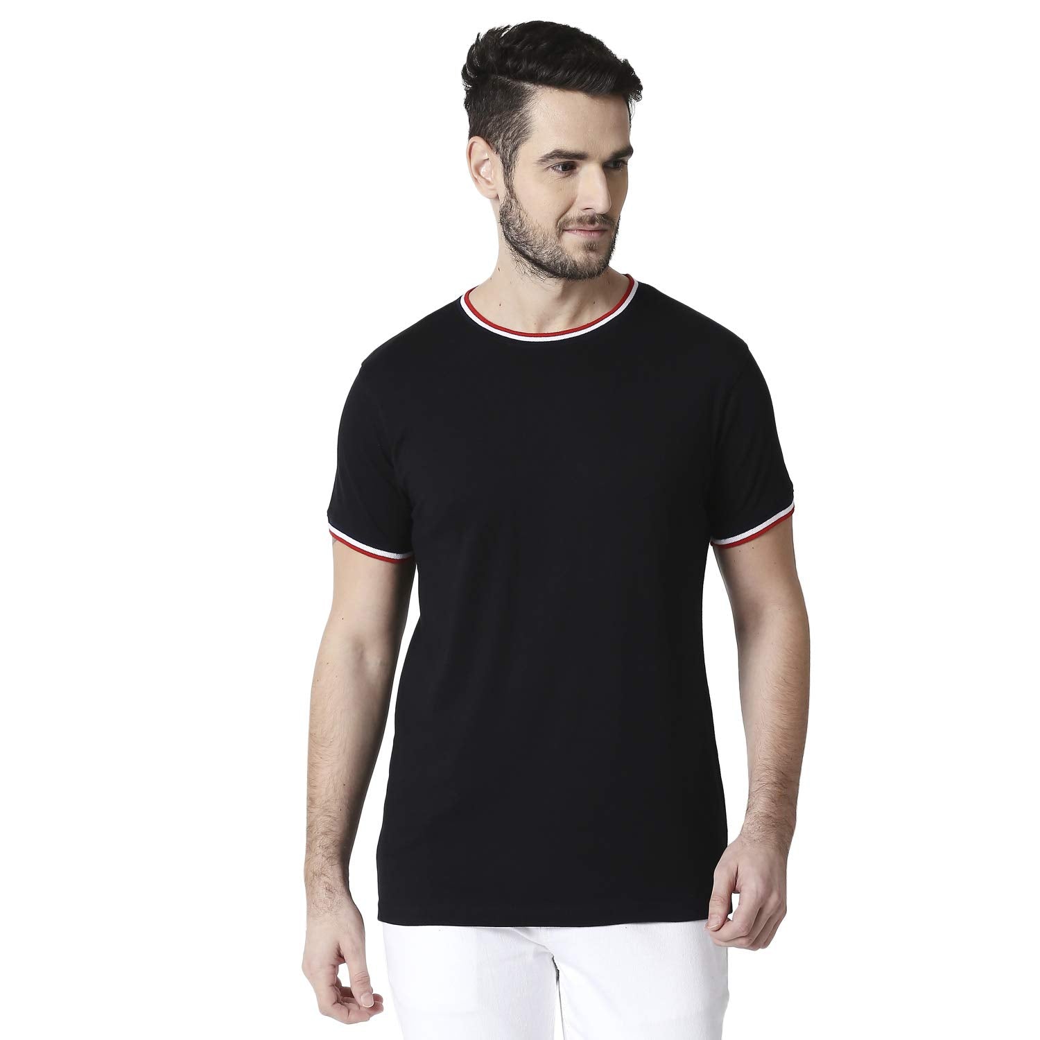 Bewakoof Mens Black T-Shirt