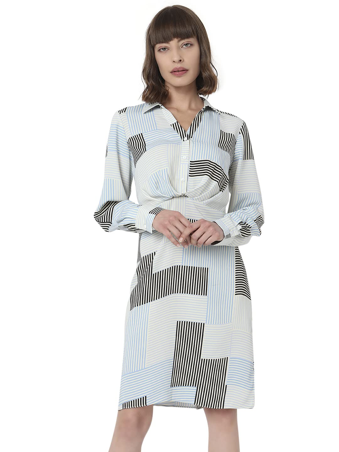 Vero Moda Regular Dress (10299659_Bright White_L)