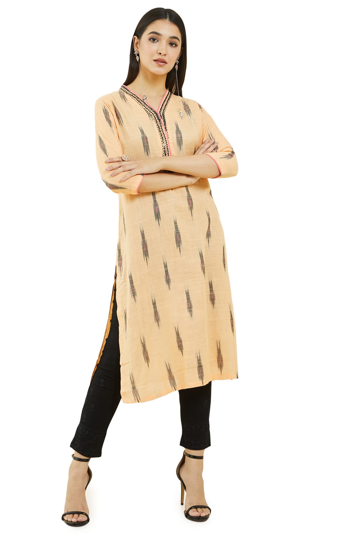 Soch Women Viscose Printed Kurta