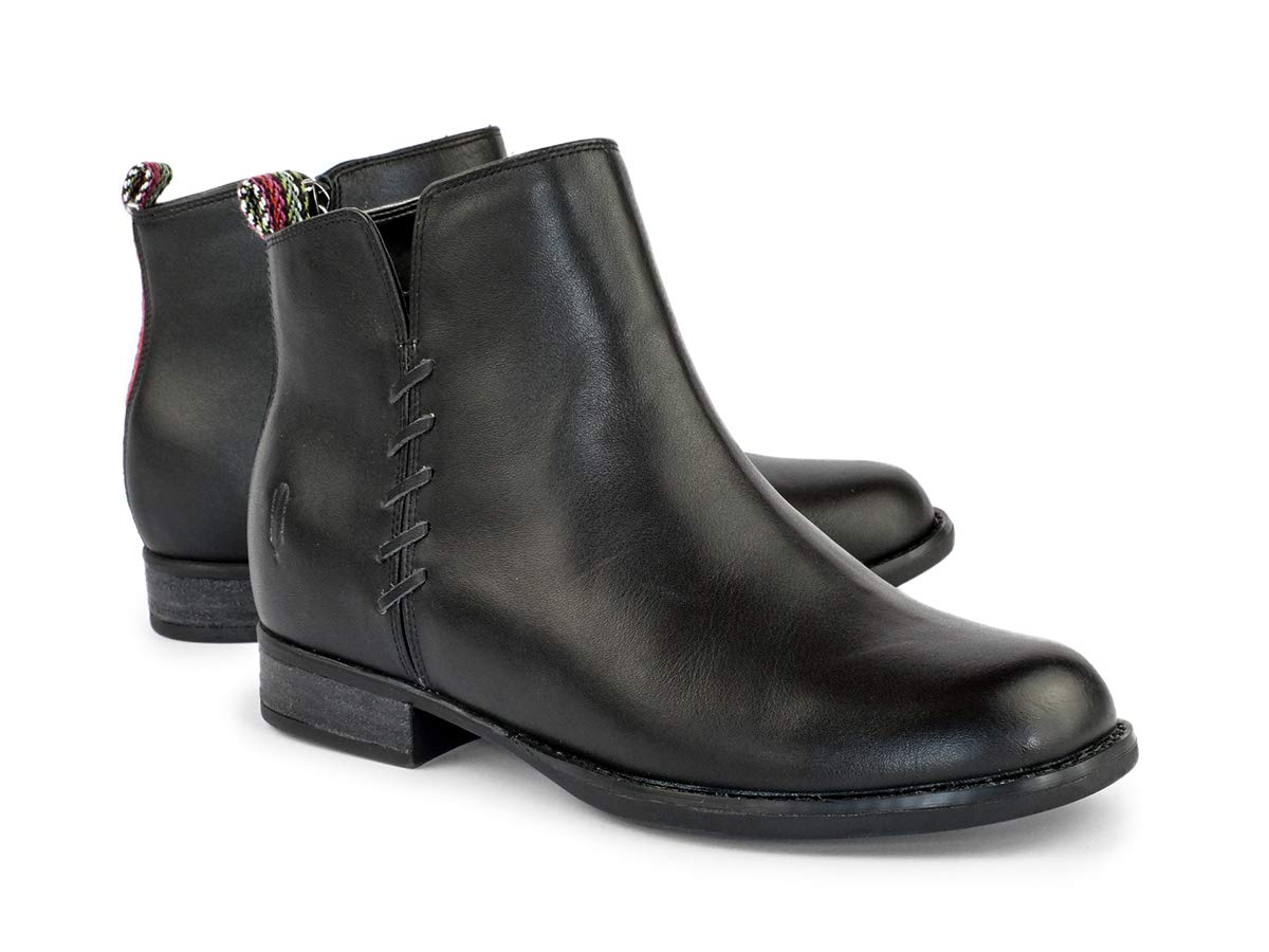 Revitalign RV4206106 Womens Santiago Boots  Black - Size 6