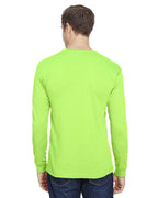 Unisex Union-Made Long-Sleeve Pocket crew T-Shirt - ASH - S(D0102H7MXA6)
