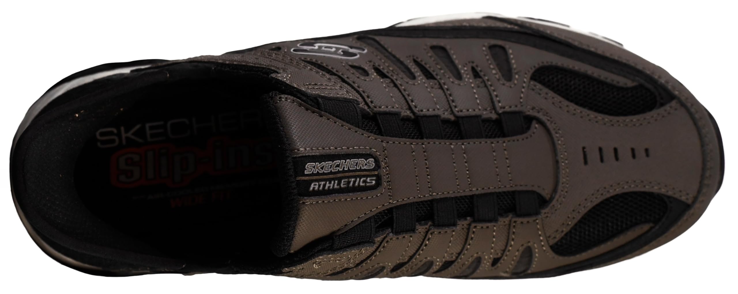 Skechers Men's Afterburn M. Fit Ridgeburn Hands Free Slip-in Loafer, Brown, 9 X-Wide