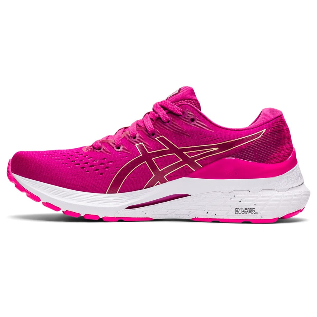 ASICS Women's Gel-Kayano 28 Running Shoes, 6, Fuchsia RED/Pink GLO