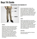 Dickies Boy's Big Flex Waist Flat Front Pants, Black, 20 Husky