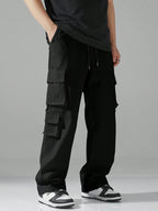 IndoPrimo Men Cargo || Men Cargo Pants || Men Cargo Pants Cotton || Cargos for Men || Men Cargo Trouser (in, Alpha, 2XL, Regular