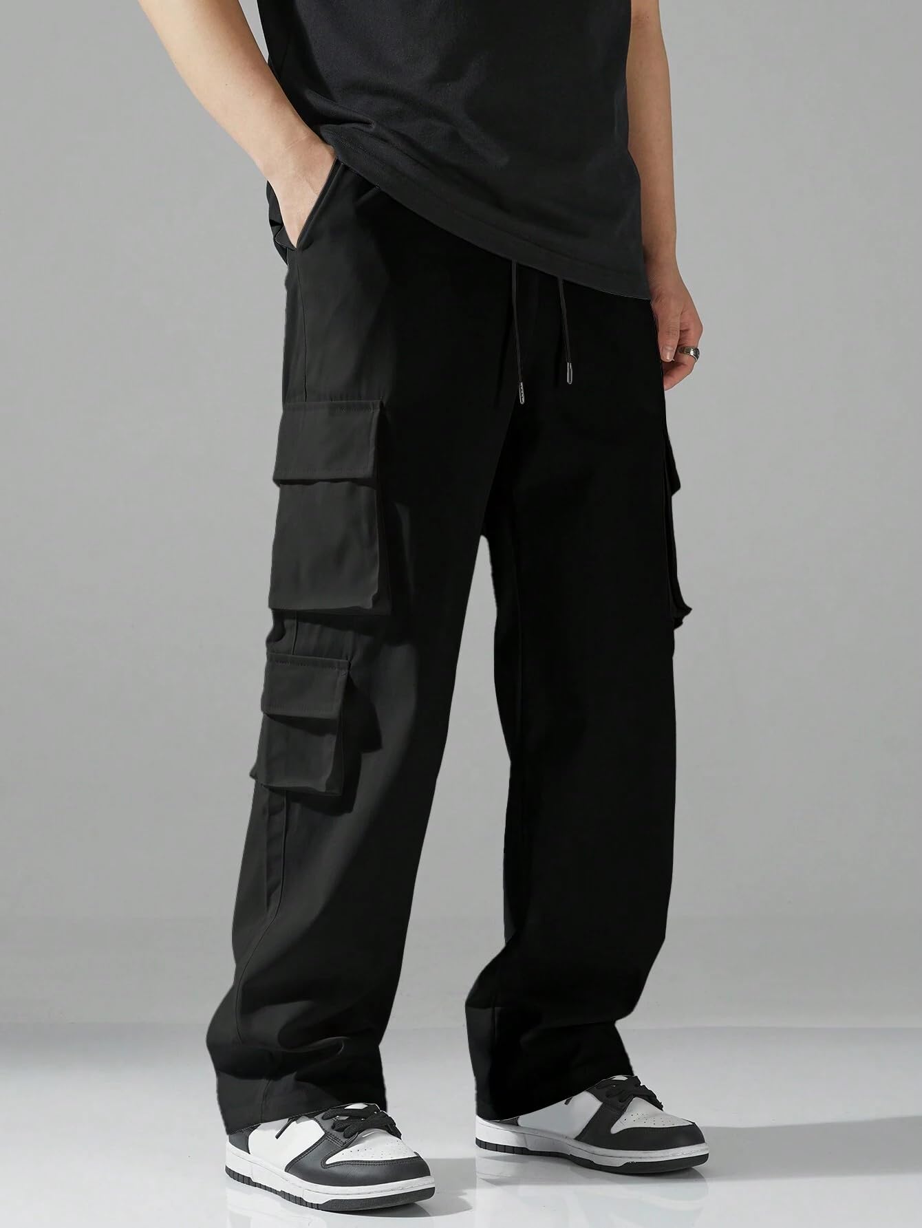 IndoPrimo Men Cargo || Men Cargo Pants || Men Cargo Pants Cotton || Cargos for Men || Men Cargo Trouser (in, Alpha, 2XL, Regular
