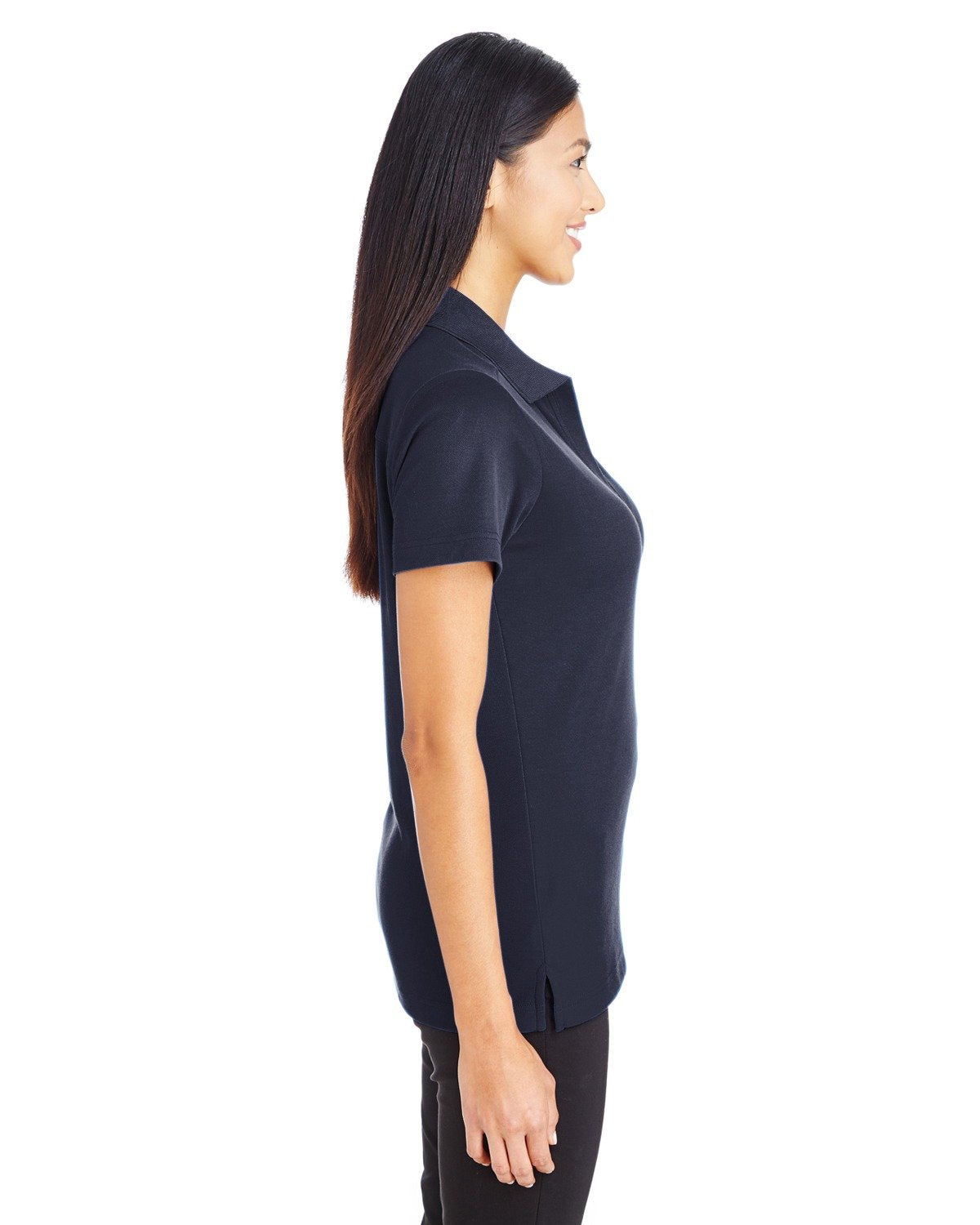crownLux Performanceadies Plaited Polo - gRAPHITE - XS(D0102H7N968)