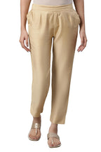 Aurelia Gold Solid Trousers (Size: XL)-24CR1A60127-702220
