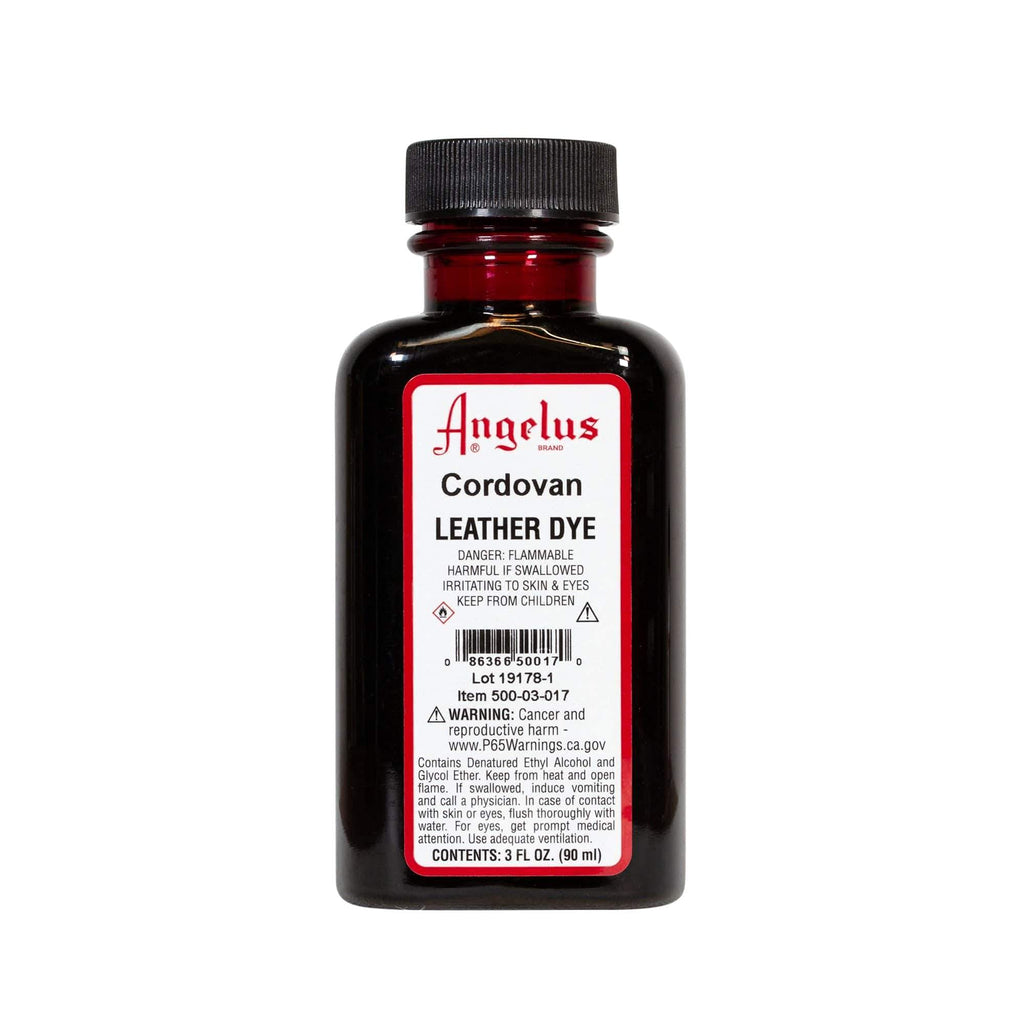 Angelus Leather Dye, 3 oz, Cordovan 3 Fl Oz