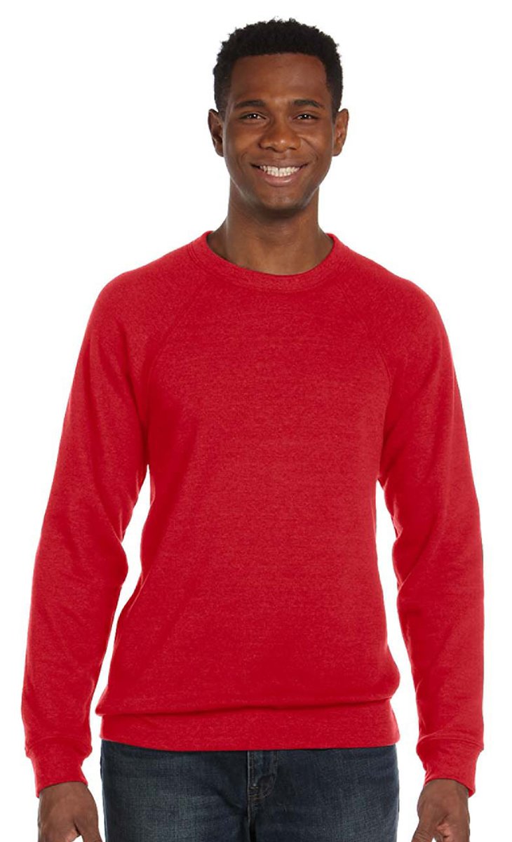 Unisex Sponge Fleece crewneck Sweatshirt - DK gRY MRBLE FLc - M(D0102H7W6R2)