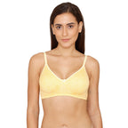 Rosaline by Zivame Womens Polyester Cotton Non Padded Underwire_Type.Value Classic 3/4Th Coverage T-Shirt Bra (RO1051_Pink_32B)