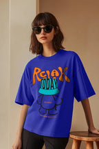 Juneberry Pack Of 2, 100% Pure Cotton, Round Neck, Oversized, Loose, Baggy Fit, Drop Shoulder, Graphic Printed, Half Sleeve T-Sh