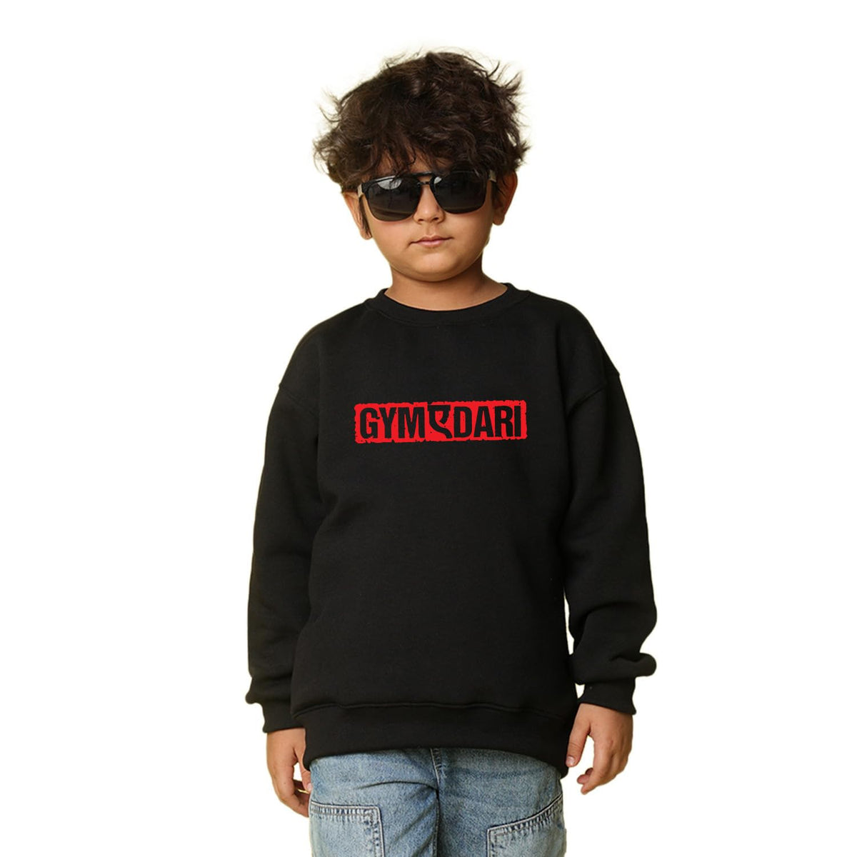 Nusyl Boys Oversized Sweatshirt | Warm & Comfortable FullSleeve Top | Cozy Winter Wear for Kids & Teen Boys  BSweatshirt0014 14-16