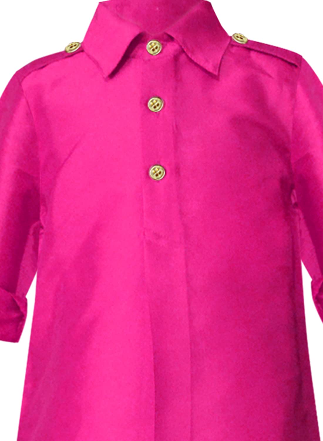 A.T.U.N. (ALL THINGS UBER NICE) Boy's Polyester Solid Full Sleeve Pathani Suit Set | Kurta and Pyjama Set | Ethnic Clothing Set for Festival and Special Occasion | 2 Piece Set