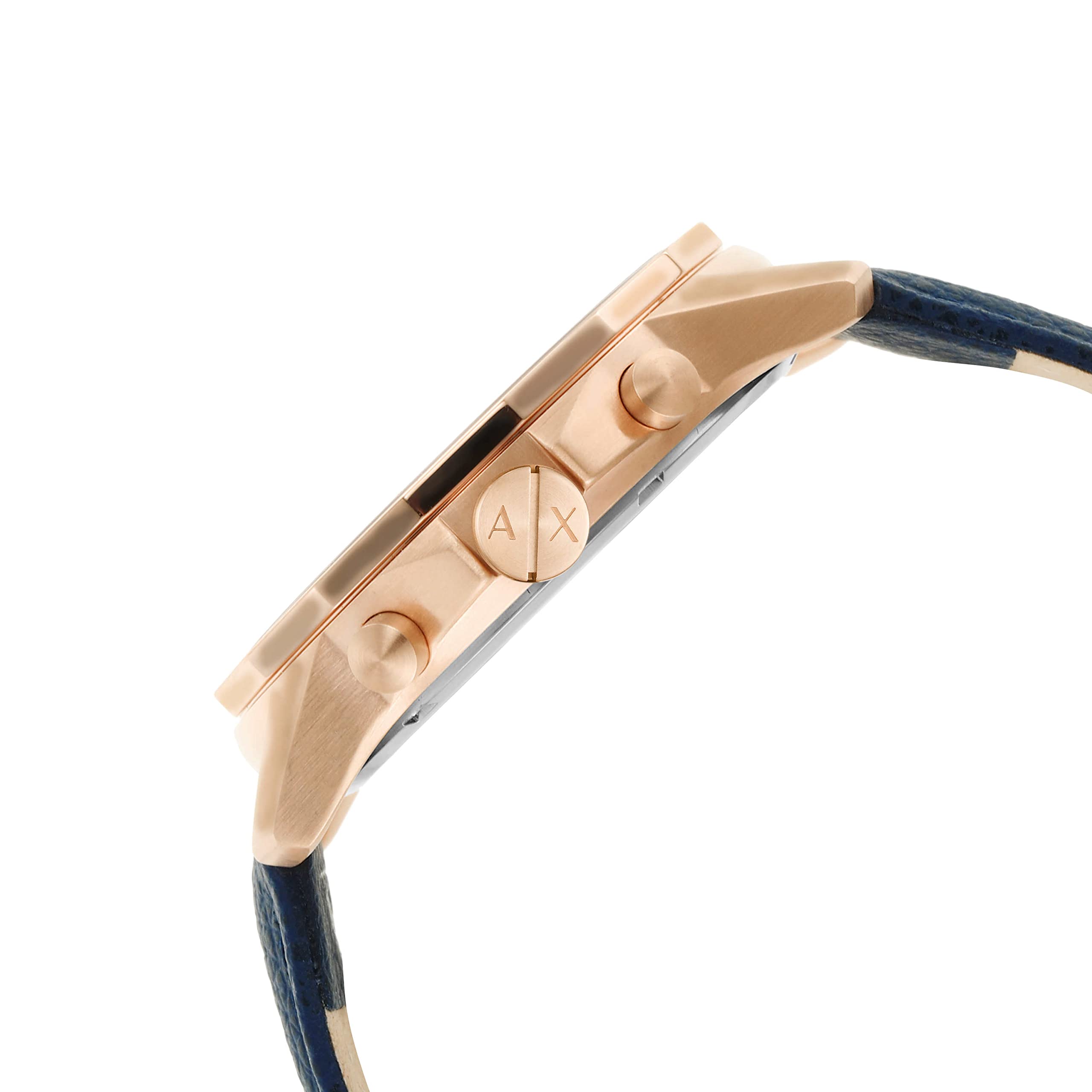 A|X ARMANI EXCHANGE Men's Chronograph Stainless Steel and Leather Watch (Model: A|X1723)