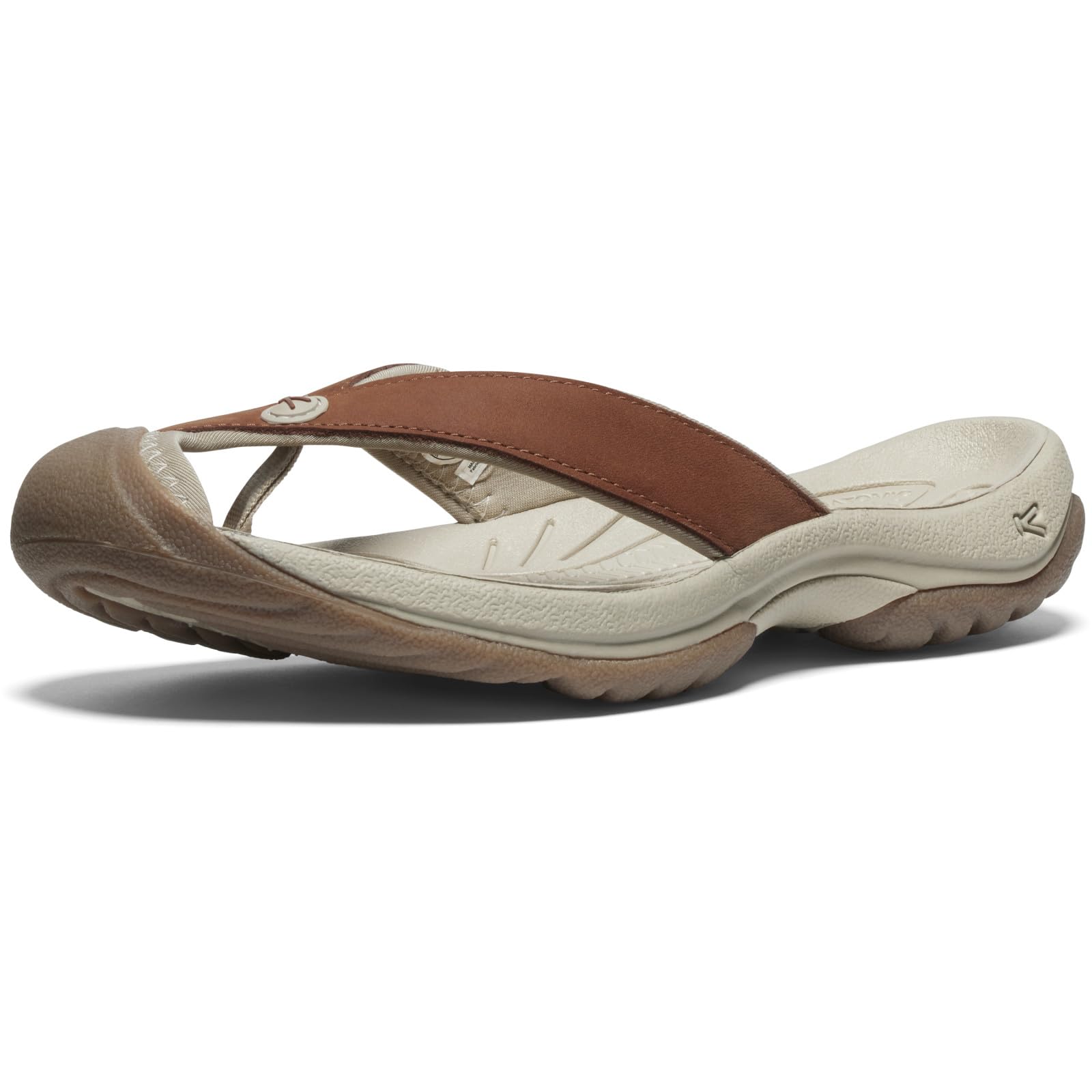 KEEN Women's Waimea H2 Toe Protecting Flip-Flops, Sorrel Horse/Plaza Taupe, 8.5