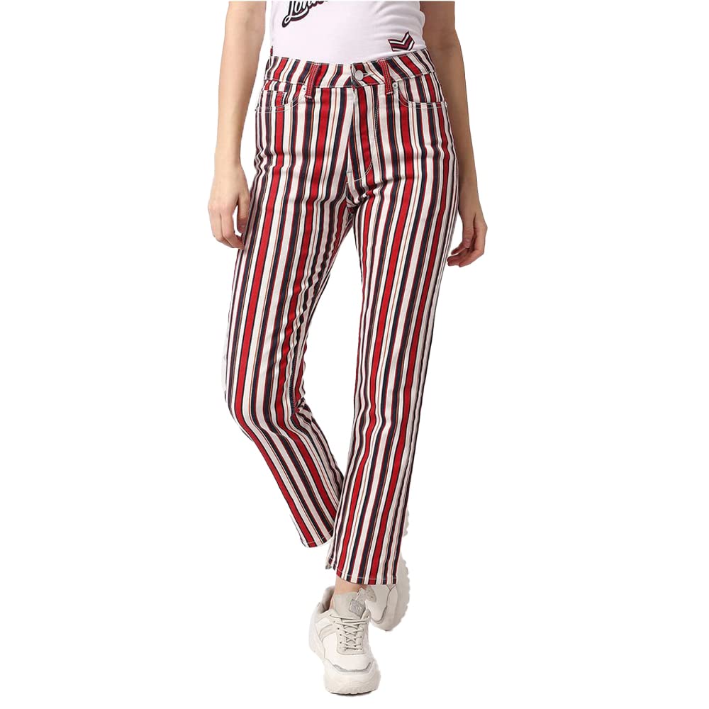 Pepe Jeans Light Wash Denim Slim Fit Womens Jeans (White,30)