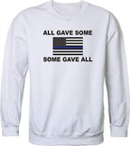 Graphic Crewneck, All Gave Some, White, XL