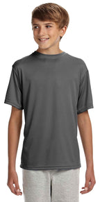 Youth cooling Performance T-Shirt - gRAPHITE - S(D0102H7KYTJ)