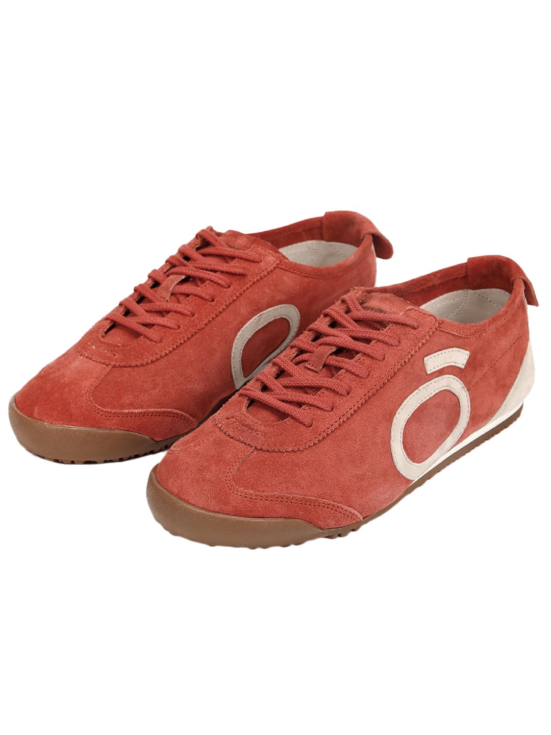 Bewakoof MenS Nitro Halo Series Suede Leather Sneakers 1003836 Orange_Uk 11