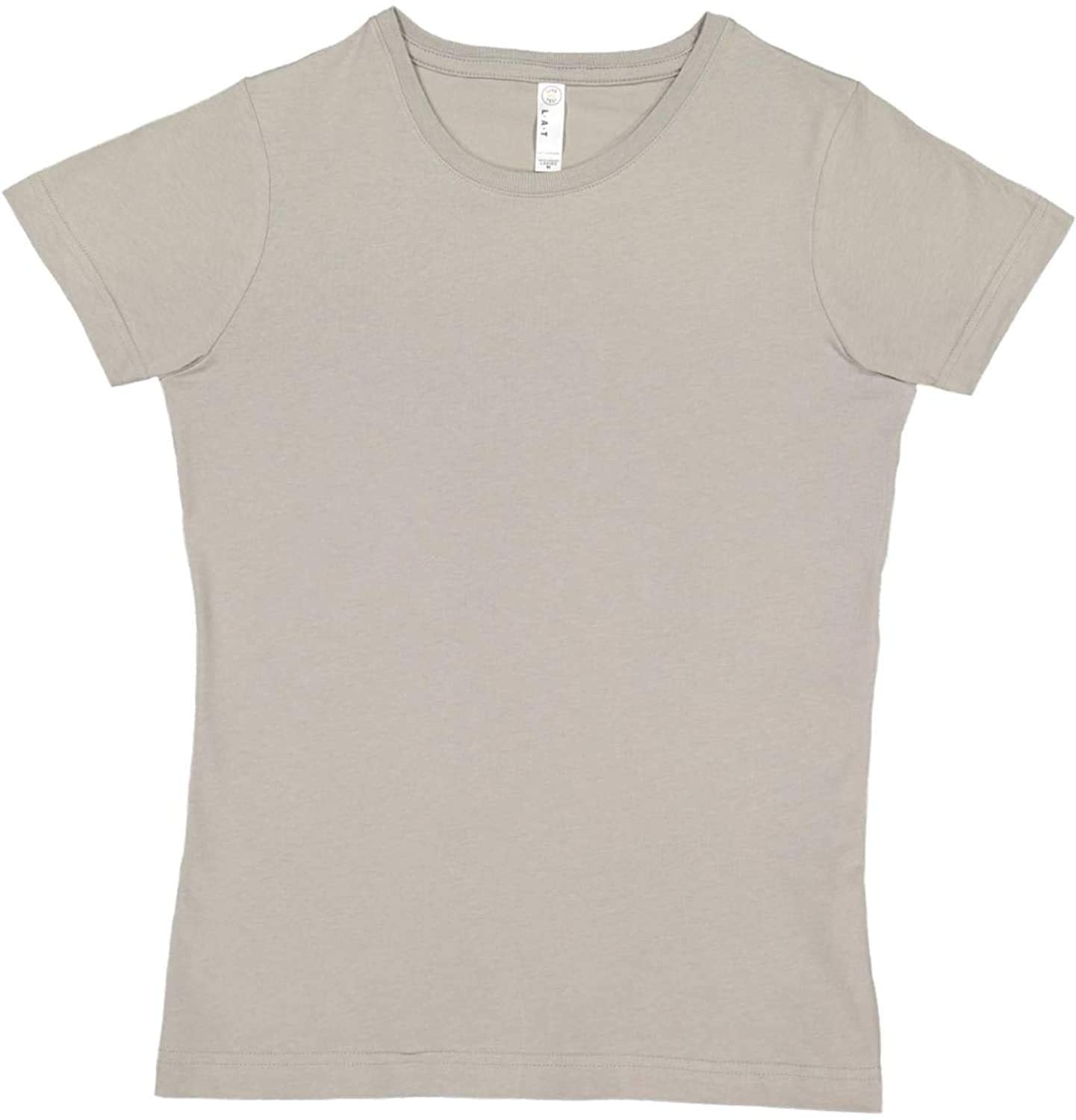 Ladies Fine Jersey T-Shirt - VINTAgE BURgUNDY - XS(D0102HI3Z5Y)