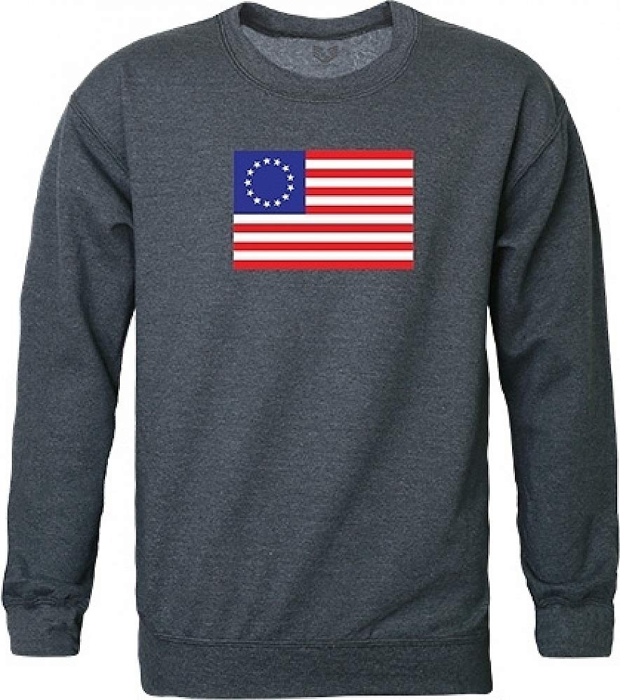 Graphic Crewneck, Betsy Ross 2, HCH, 2X