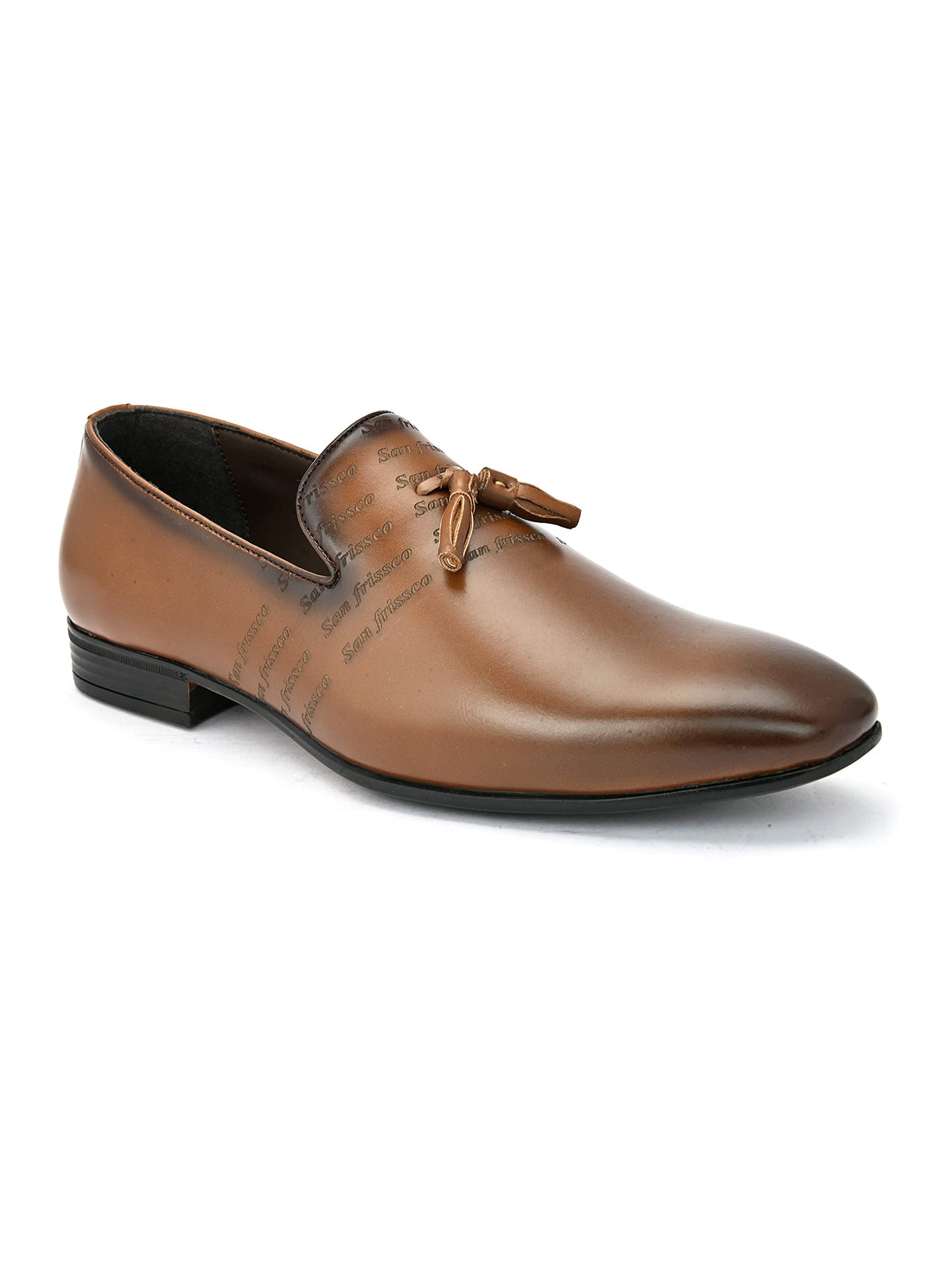 San Frissco Mens Loafers Tassel Penny Formal Office Wear Shoes/Semi Formal Shoe for Party, Wedding SlipOn Loafer/Solid Stylish 6