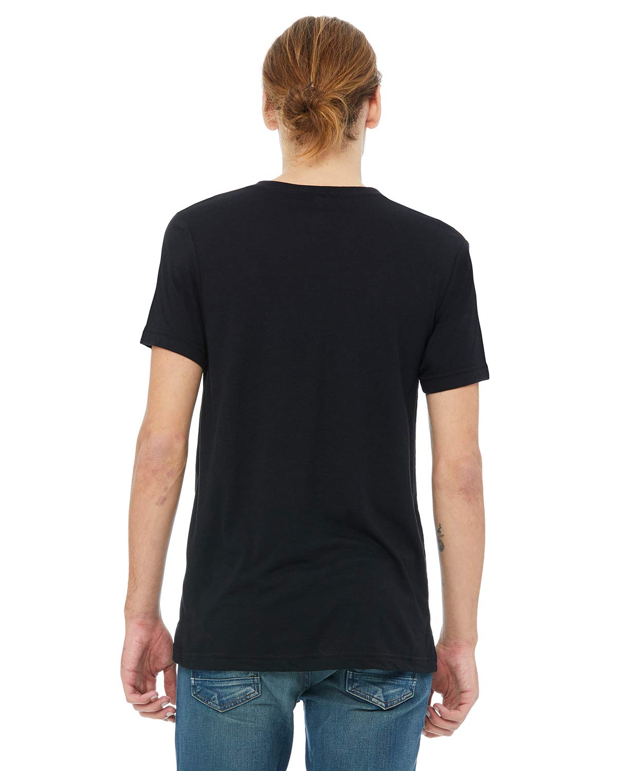 Unisex Triblend V-Neck T-Shirt - BLUE TRIBLEND - S(D0102H7W7R8)