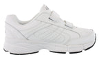 Dr.Scholls Mens Omega Light Weight Dual Strap Sneaker wide width (9 2E US, White)