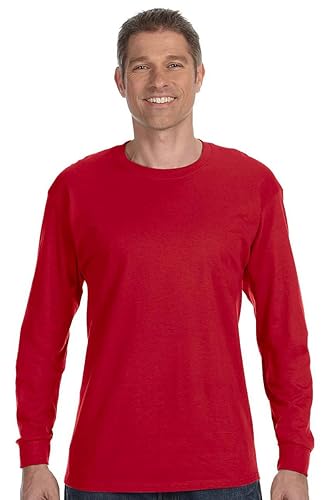 Unisex 61 oz Tagless Long-Sleeve T-Shirt - ASH - S(D0102H7NHPP)