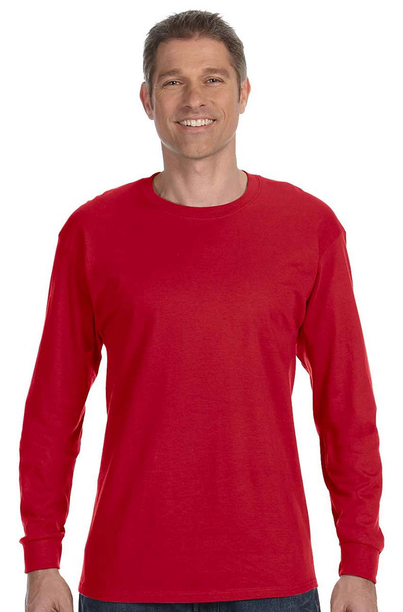 Unisex 61 oz Tagless Long-Sleeve T-Shirt - ASH - S(D0102H7NHPP)