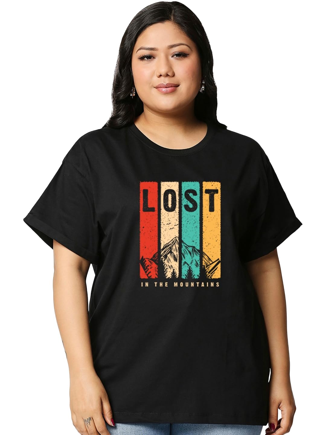 Bewakoof Women T-Shirt 959580 Black 6Xl