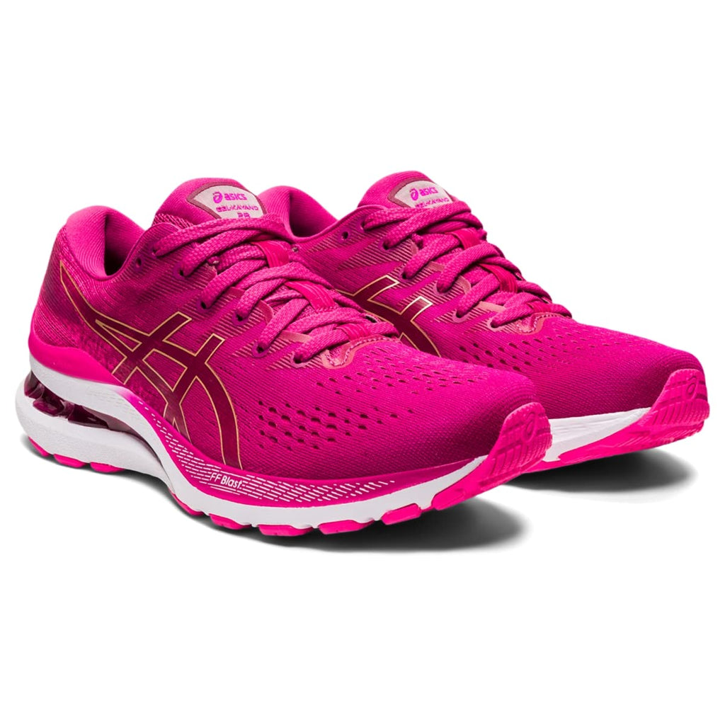 ASICS Women's Gel-Kayano 28 Running Shoes, 6, Fuchsia RED/Pink GLO