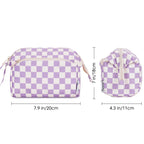 Narwey Large Women Makeup Bag Wide-open Make up Bag Travel Cosmetic Organizer Toiletry Bag for Cosmetics Toiletries Accessories