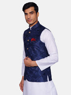 Wintage Men'S Embroidered Velvet Party/Festive Indian Jodhpuri Grandad Nehru Modi Jacket Waistcoat