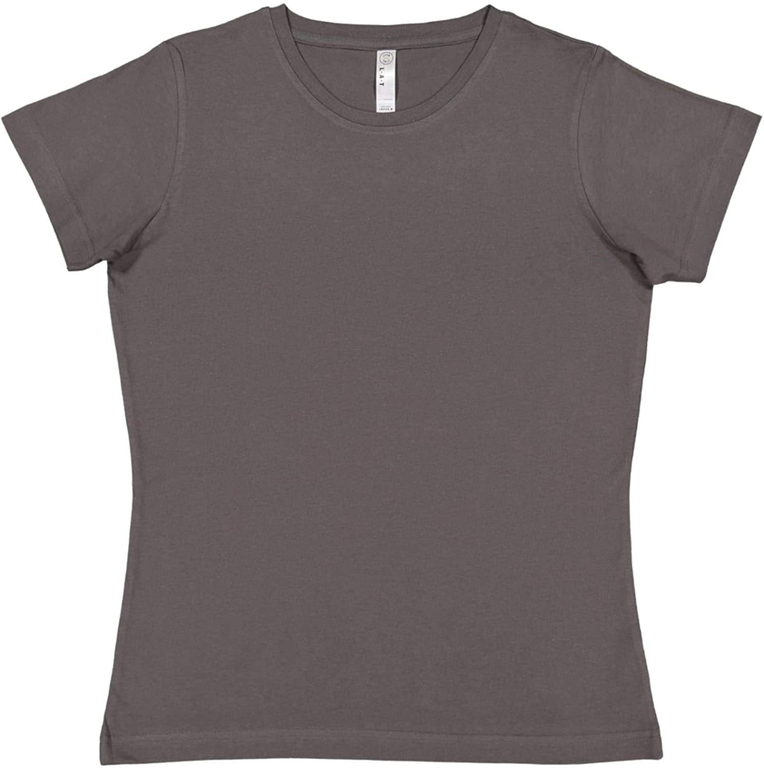 Ladies Fine Jersey T-Shirt - VINTAgE BURgUNDY - XS(D0102HI3Z6U)