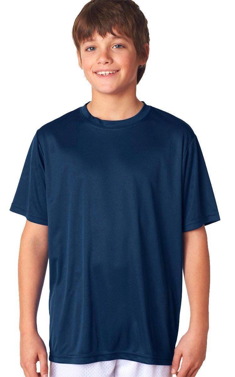 Youth cooling Performance T-Shirt - gRAPHITE - S(D0102H7KS82)