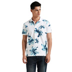 Pepe Jeans MenS Floral Regular Fit T-Shirt (Pm542195_White