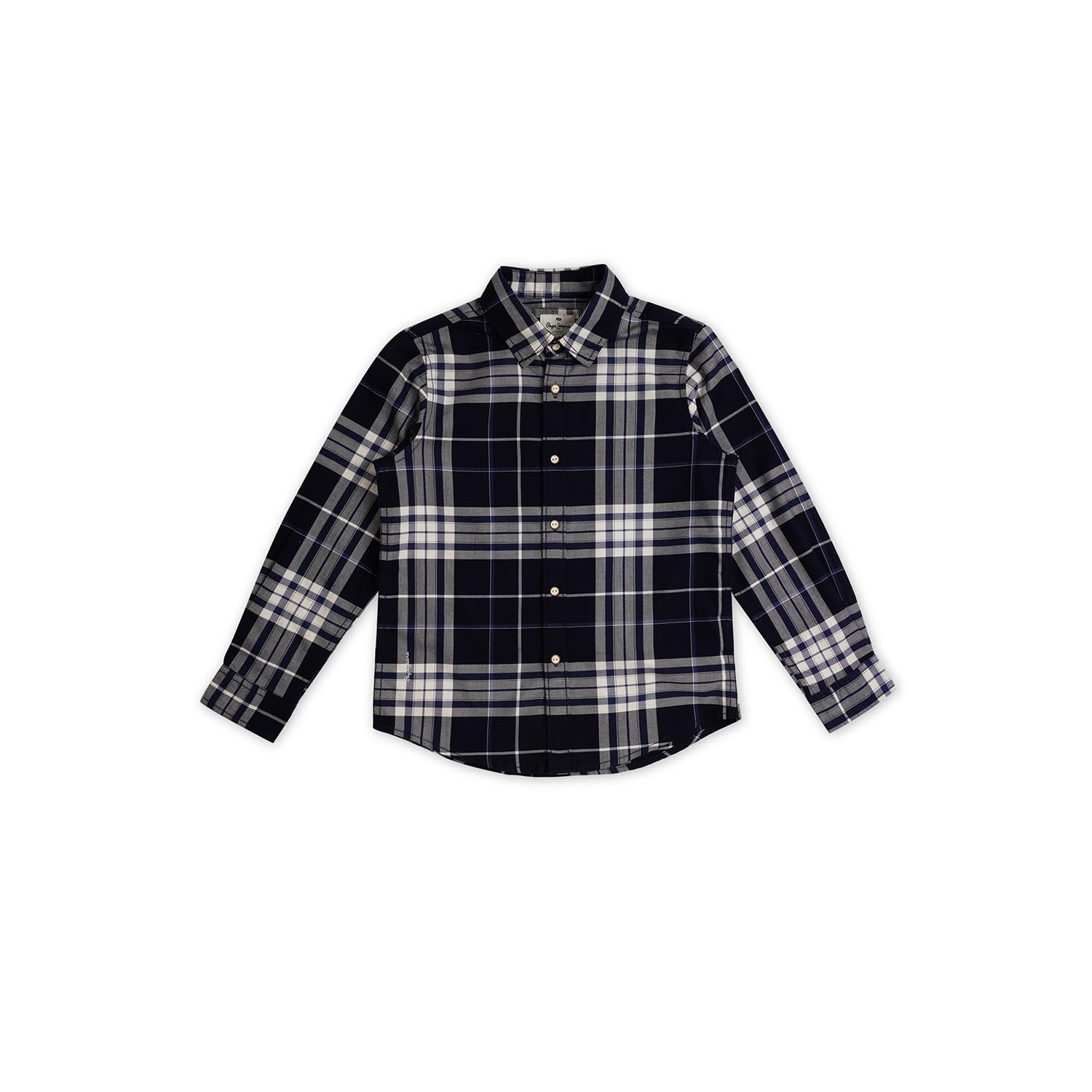 Pepe Jeans BoyS Regular Fit Shirt (Pb302539_Navy Blue