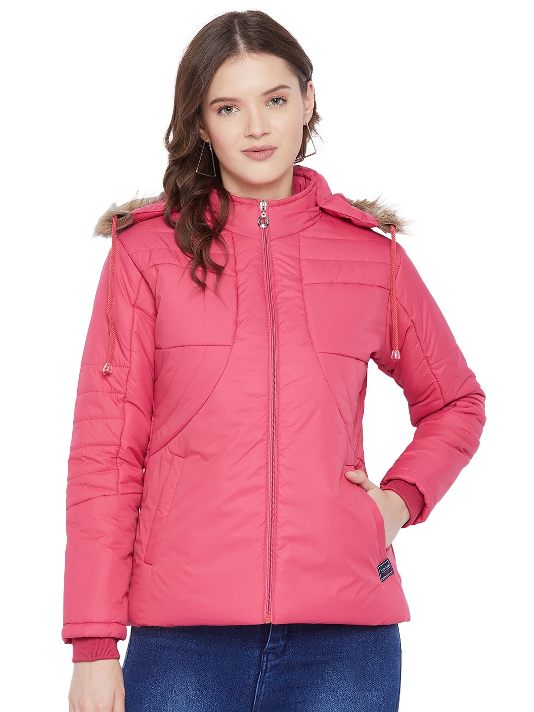 Women Winterwear JacketVEROAMORE2173Pink 2