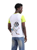 The Indian Garage Co Mens Warner Bros. Collection Slim Fit Dexter Crew Neck T-Shirt