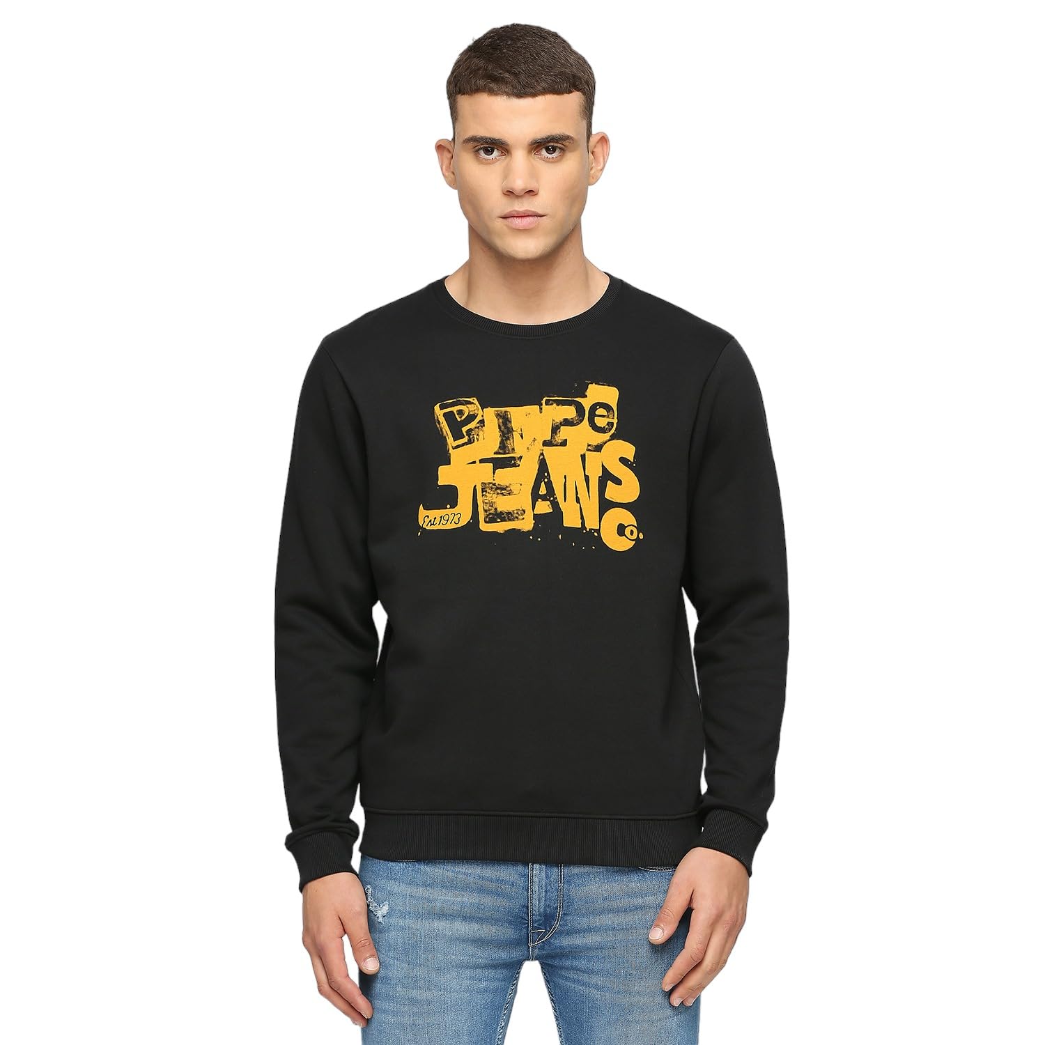 Pepe Jeans Karl Brand Carrier Sweat Shirt Black