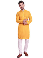 Jompers Mens Chikankari Pure Cotton Kurta Pyjama Set