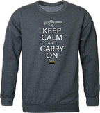 Graphic Crewneck, Carry On, H.Char, 2X