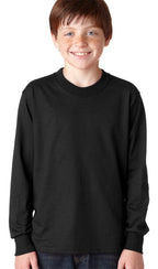 Youth DRI-POWER AcTIVE Long-Sleeve T-Shirt - FOREST gREEN - S(D0102HI3YFW)