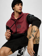 The Souled Store Official Iron Man : Arc Reactor Men and Boys Long Sleeves Hooded Neck Cotton Oversized Hoodies