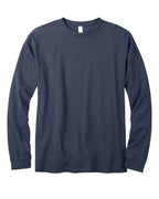 Mens 55 oz 100% Organic cotton classic Long-Sleeve T-Shirt - BLAcK - S(D0102H7ZgW6)