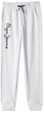 Pepe Jeans BoyS Regular Track Pants (Pb210657 White