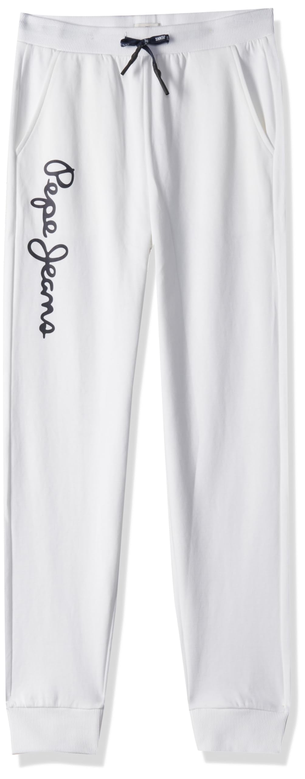 Pepe Jeans BoyS Regular Track Pants (Pb210657 White
