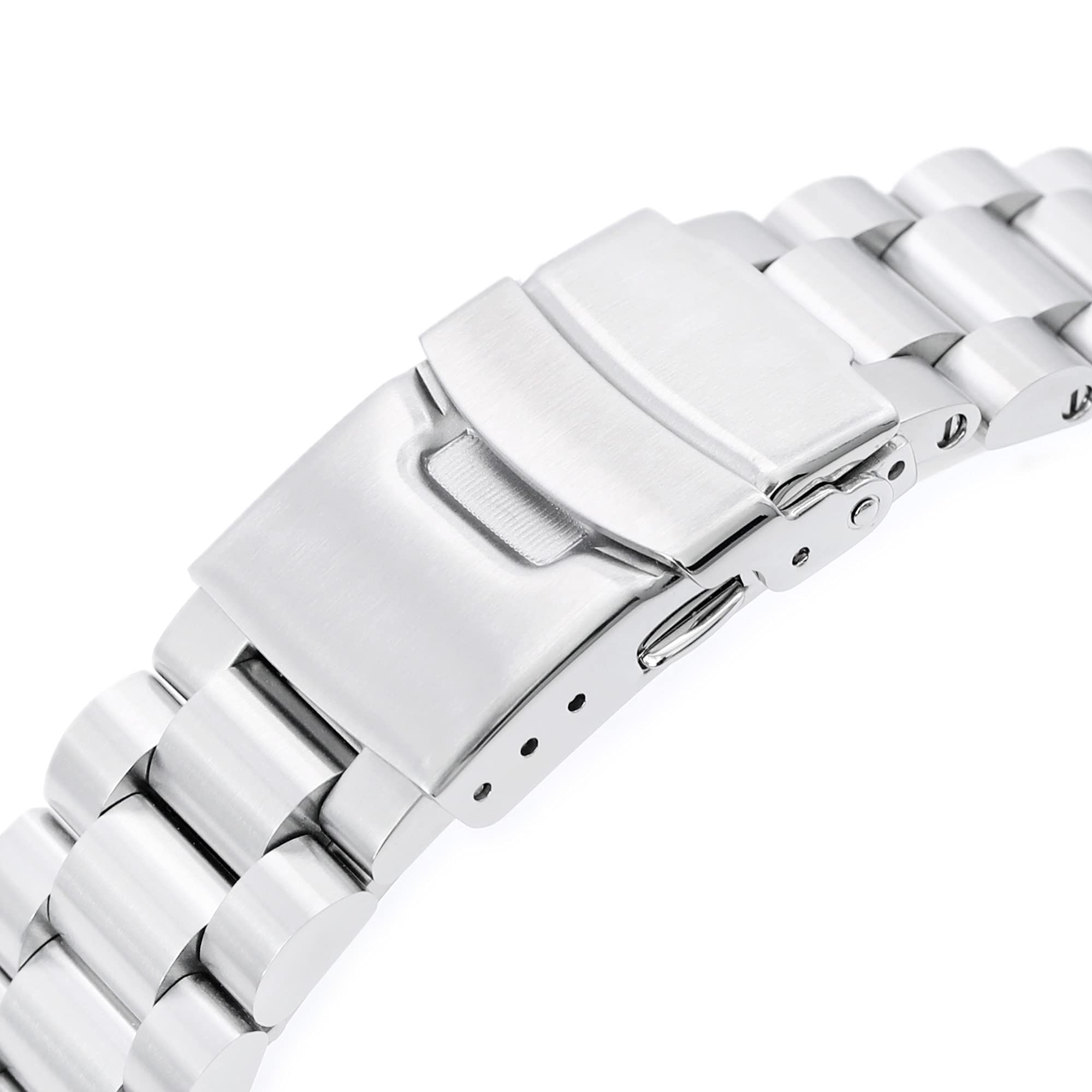 MiLTAT 20mm Endmill Watch Band compatible with Seiko Sumo SBDC001 SBDC003 SBDC031 SBDC081